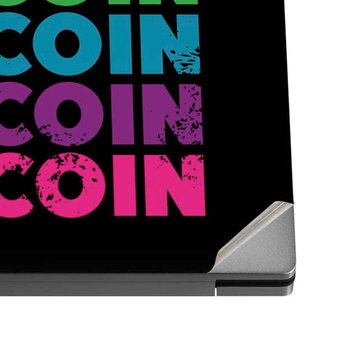 Rainbow Bitcoin Dell XPS Skin